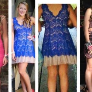Royal Blue Short Cocktail/Homecoming/Formal Dress